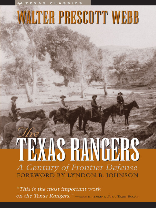 Title details for The Texas Rangers by Walter Prescott Webb - Wait list